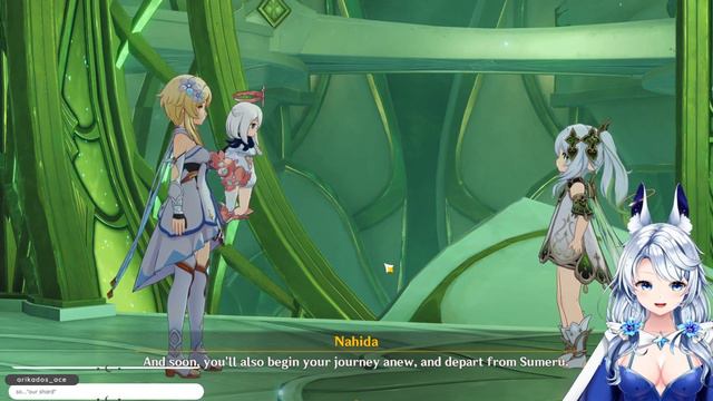 Genshin Impact - Luna dances with Nilou смотреть онлайн