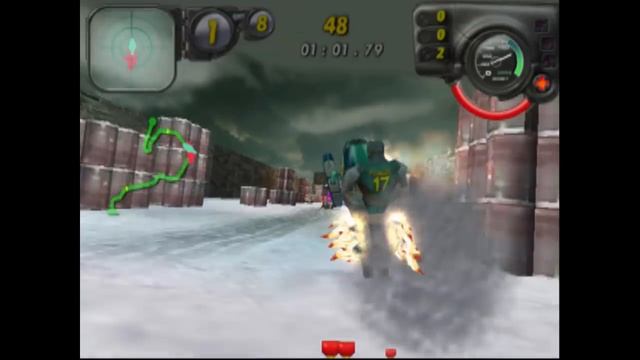 Midway's ARCTIC THUNDER ARCADE! Snow Mobile Racing Game! смотреть онлайн