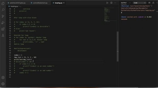 Python Tutorials In Hindi #17. PYTHON LOOPING & ITERABLES PART - IV WHILE LOOP & WHILE WITH ELSE