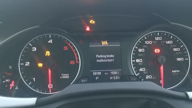 Audi A4 B8 2.0TDI ESP Fault, Parking Brake Malfunction ... **SOLVED PLEASE READ DESCRIPTION**