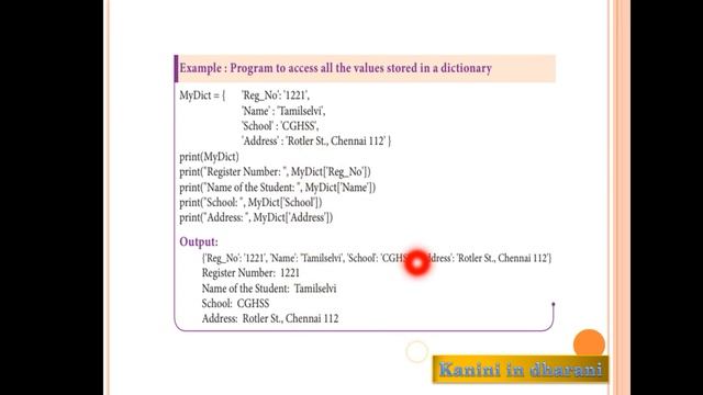 TN 12th CS Chapter-9 | Dictionaries in python | Chapter-9 Dictionaries смотреть онлайн