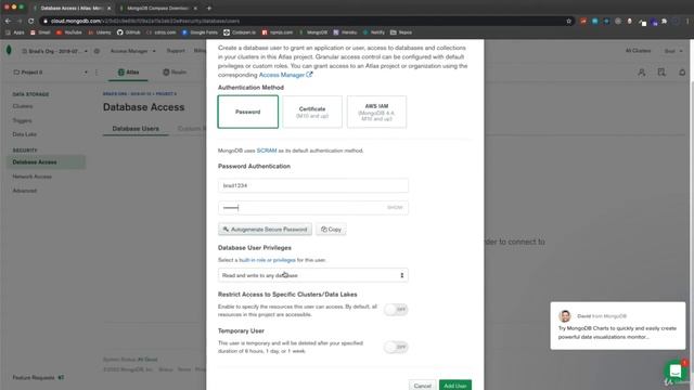MongoDB Atlas & Compass Setup смотреть онлайн