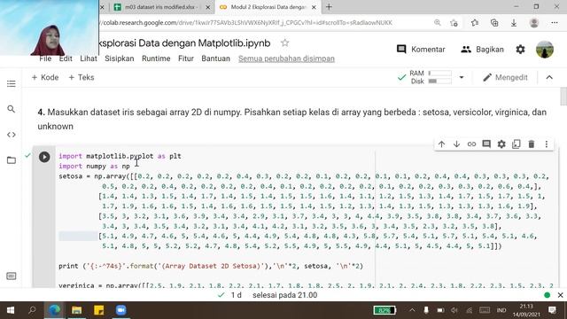 MODUL 2 || EKSPLORASI DATA DENGAN MATPLOTLIB || PRAKTIKUM DATAMINING (A) смотреть онлайн