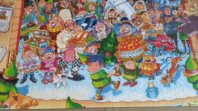 Wasgij Christmas 15: Santa;s Unexpected Delivery jigsaw solution смотреть онлайн
