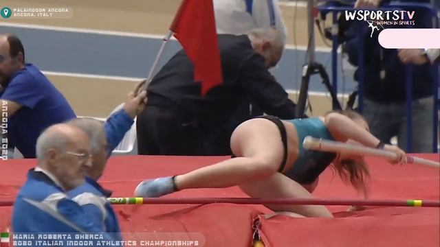 Maria Roberta Gherca | Pole Vault | 2020 Italian Indoor Championships смотреть онлайн