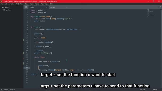 Python socket for completely beginners ! || Choco py смотреть онлайн
