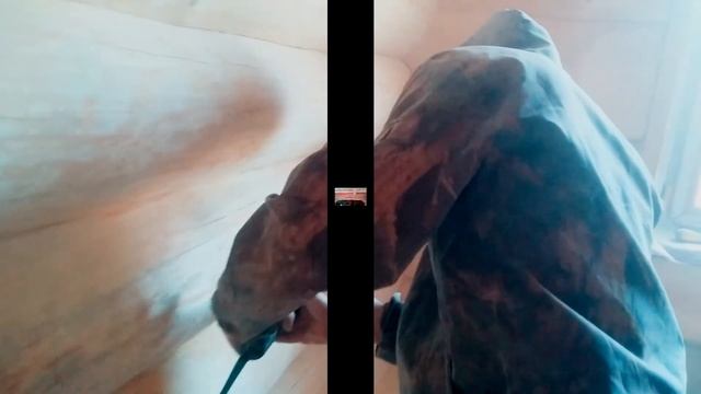 Дом из кругляка. отделка под ключ ( первый этаж )