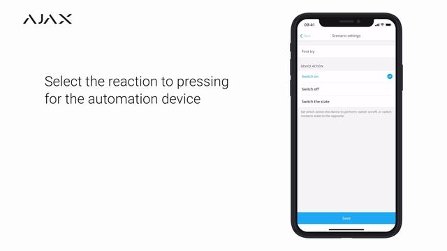 Ajax Scenarios: How to control automation devices with Button смотреть онлайн
