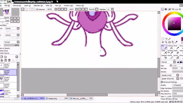 Undertale - Muffet Speedpaint смотреть онлайн