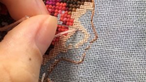 190. Вышивка Крестом! Нюансы и принципы по вышивке петита на лице и теле Мирабилии