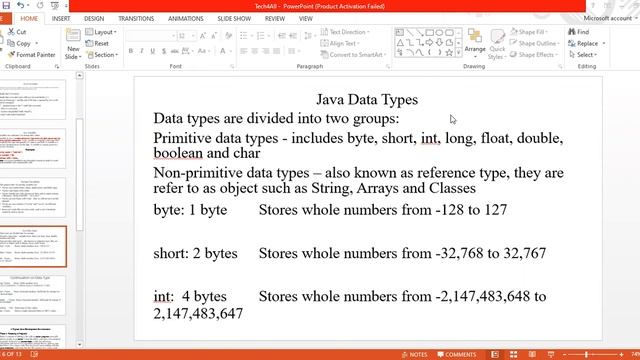 JAVA SYNTAX EXPLANATION смотреть онлайн
