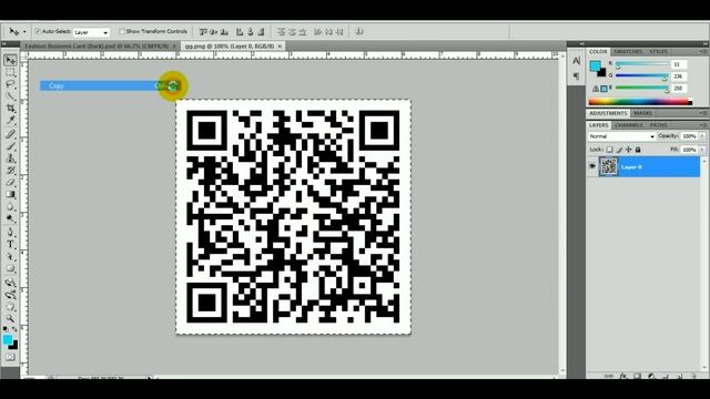 How to replace qr code in photoshop смотреть онлайн