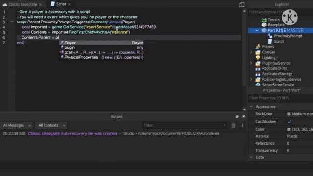 Roblox studio: import accessories with their Id смотреть онлайн