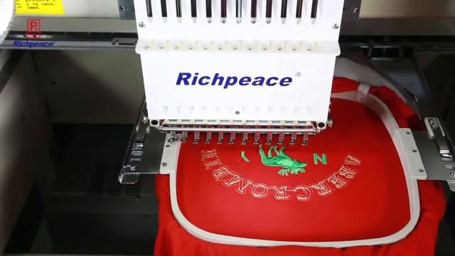 Richpeace Вышивальная машина с одной головкой для шапка смотреть онлайн