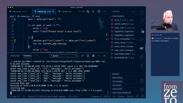 Live Coding: QuartFeed, Our First Post Using Fetch смотреть онлайн