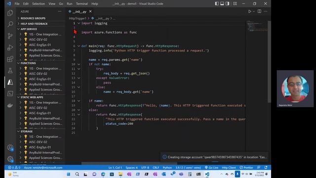 Quickly deploy Azure Functions using VS Code смотреть онлайн