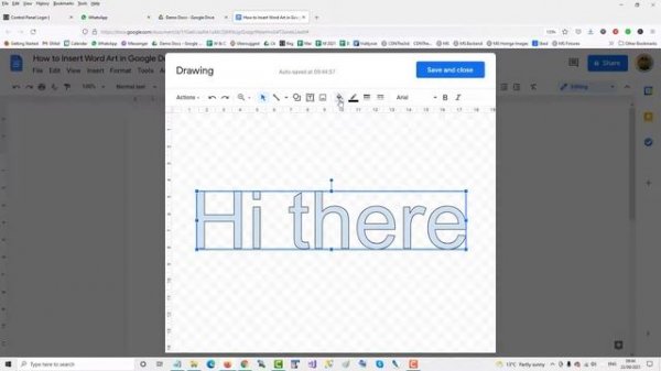 How to Insert Word Art in Google Docs