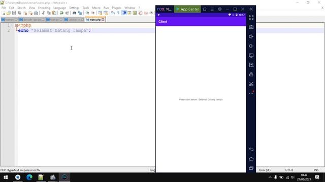 Komunikasi data ANDROID dengan PHP (HTTP Request) смотреть онлайн