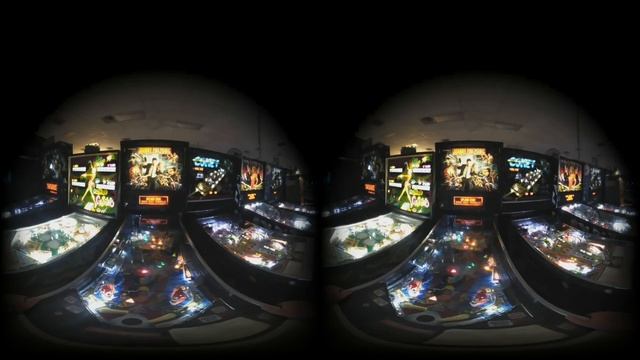 First person gameplay of Johnny Mnemonic at the Pinball Hall of Fame in VR180 смотреть онлайн