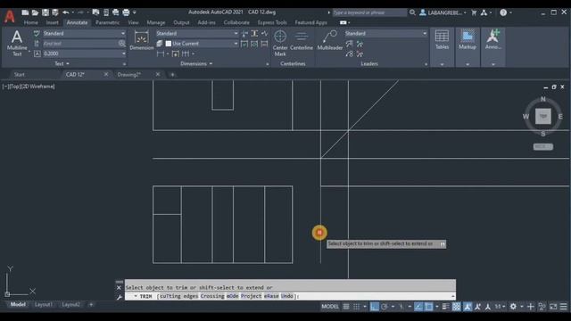 Orthographic Projection in AutoCAD 2021 | Drafting Teacher 2020 смотреть онлайн