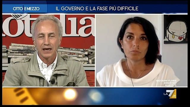 Marianna Aprile, Ranieri Guerra e Marco Travaglio a Otto e Mezzo, LA 7 5.05.2020 смотреть онлайн