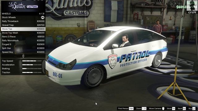 GTA 5 Online - Karin Dilettante (Merryweather Security Patrol) Customization
