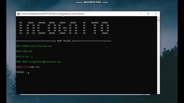 BULK SMTP TESTER ( NO AUTH ) смотреть онлайн