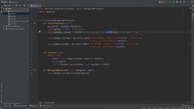 Voice Chat: PyAudio, Twisted | Python смотреть онлайн