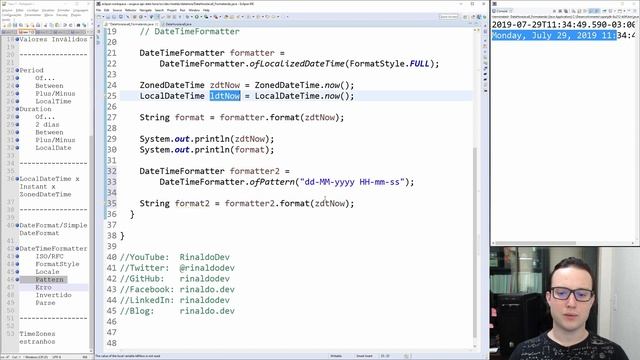 FORMATAÇÃO e PARSE de DATA e HORA! смотреть онлайн