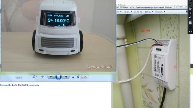 NodeMCU, Sonoff, EspEasy - дистанционное управление газовым котлом через WiFi. смотреть онлайн