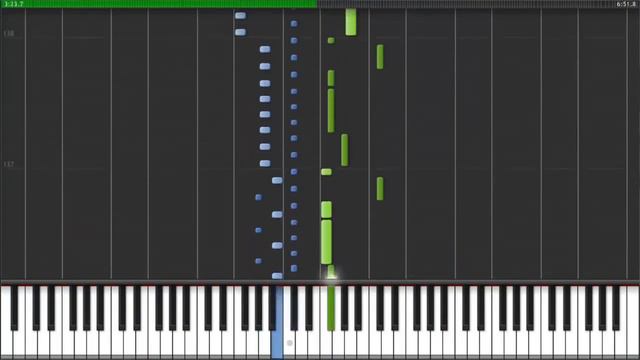 Moonlight Sonata 3rd Movement Slow 0.5x.  Лунная соната часть 3 медленно