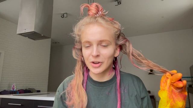 крашу волосы дома сама в розовый смотреть онлайн