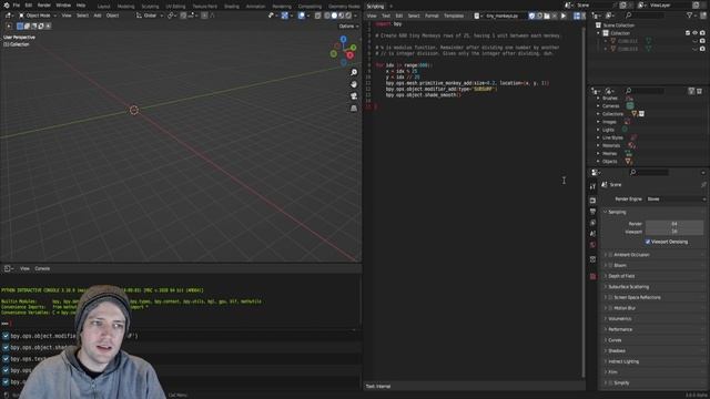 Learning The Basics Of Scripting For Artists In Blender | Daily CGI | Day 62 смотреть онлайн
