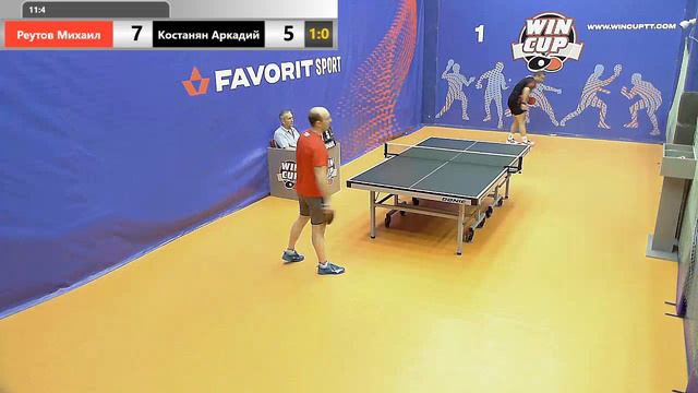 Реутов Михаил 3-0 Костанян Аркадий Турнир WinCup 1 ЗАЛ 09.06.2019 смотреть онлайн