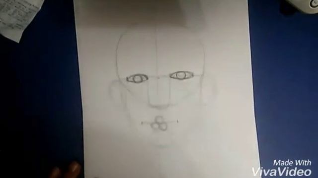 Рисуем лицо человека. Часть 1!!!!! смотреть онлайн
