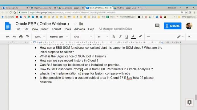 Oracle ERP - Cloud ERP - Question & Answers - Online Meetup смотреть онлайн