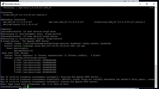 How To Install Apache (HTTPD) On CentOs 7 смотреть онлайн
