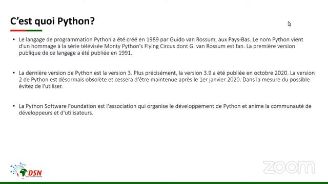 Introduction au langage Python смотреть онлайн