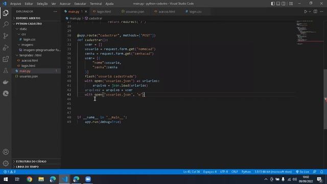criando formulario html para cadastrar membros em python смотреть онлайн
