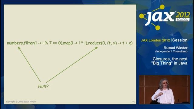 JAX London 2012 Session: Closures: The Next "Big Thing" In Java? смотреть онлайн