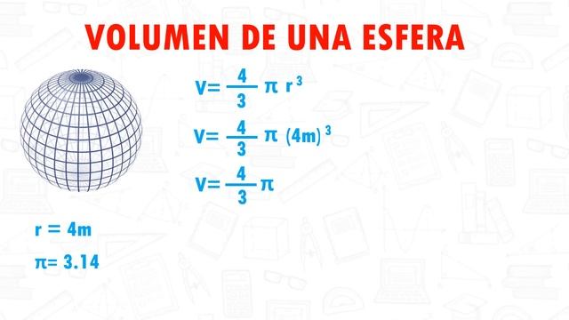 VOLUMEN DE UNA ESFERA Super facil - Para principiantes смотреть онлайн