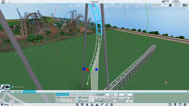 How To Build A Loop With Advanced Builder | Roblox Theme Park Tycoon 2 Tutorial смотреть онлайн