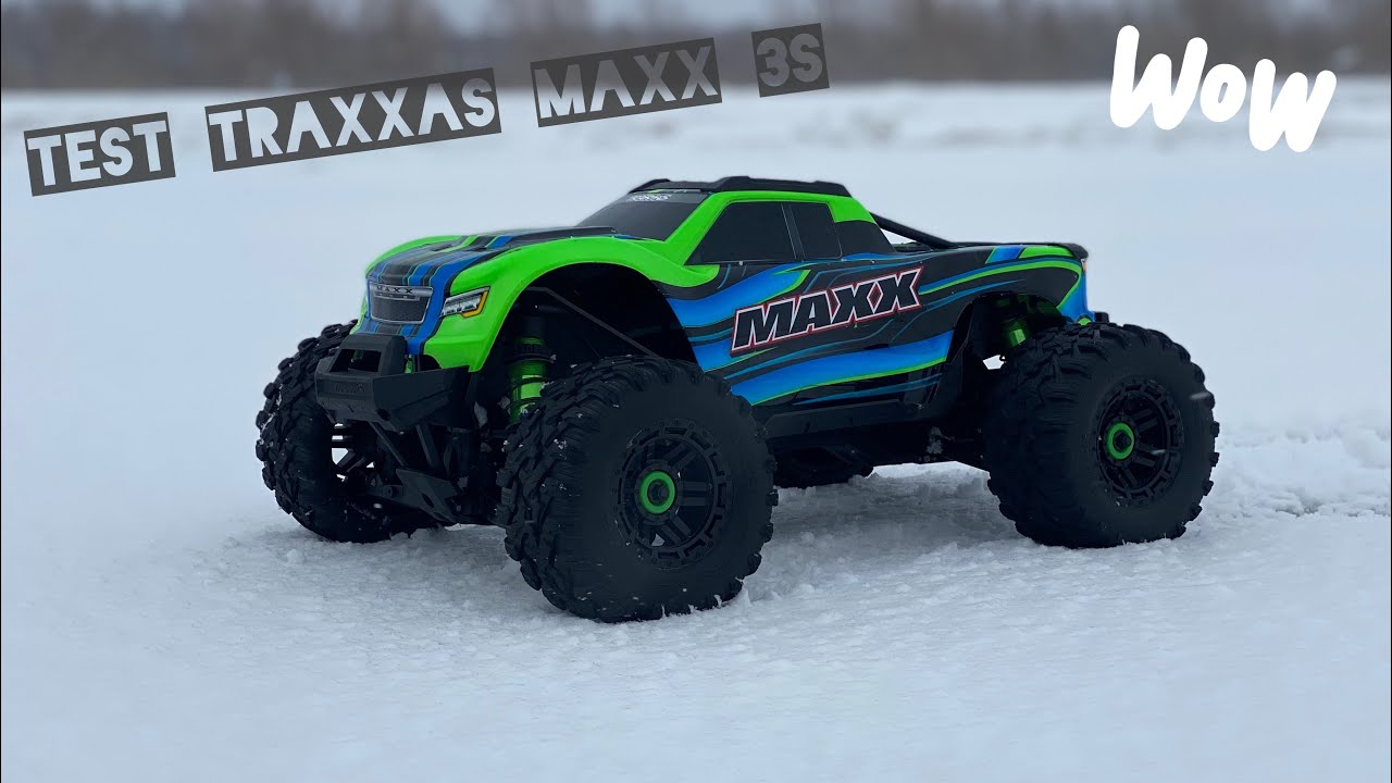 TRAXXAS MAXX test 3s мощный тест, но не долгий... | poritor rc смотреть онлайн