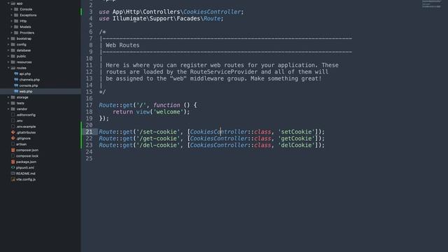 Laravel 10: Working with Cookies смотреть онлайн