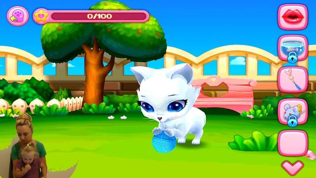 КОТЯТА Игра для детей как мультик Kitty Love смотреть онлайн
