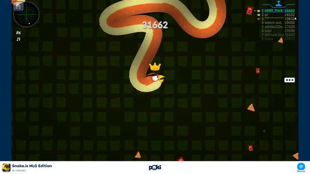 PLAYING SNAKE IS MLG EDITION ON POKI! смотреть онлайн