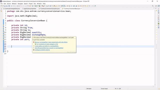 Step 18. Setting up currency conversion service using @RestController . смотреть онлайн