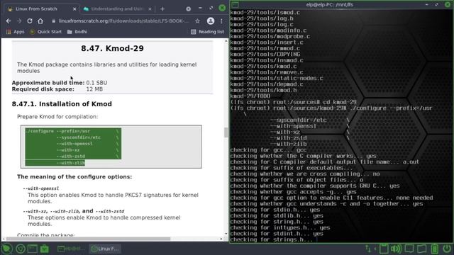 Installing Basic System Software - Part 6 : Linux From Scratch 11.1 – Ep 20 смотреть онлайн