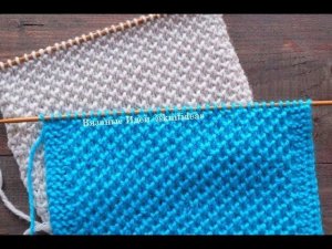 ЛЕГКИЙ и ЭФФЕКТНЫЙ узор Мелкие Соты| Knit Bee Stitch