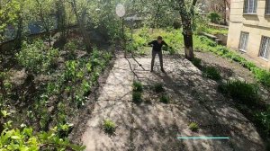 Тренировка за 20м. Упражнения с булавой.